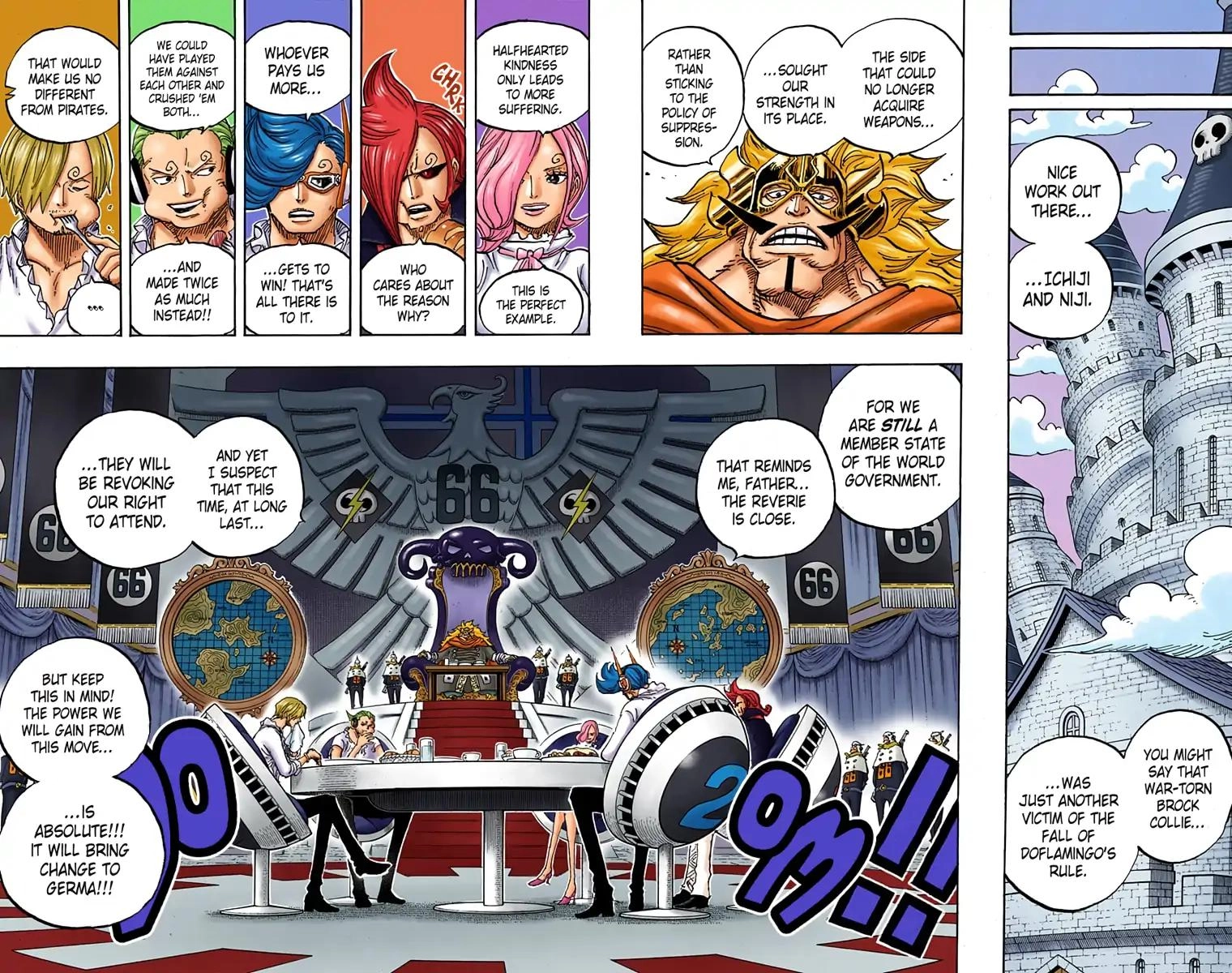 One Piece (Official Colored) Chapter 839 page 7 - 