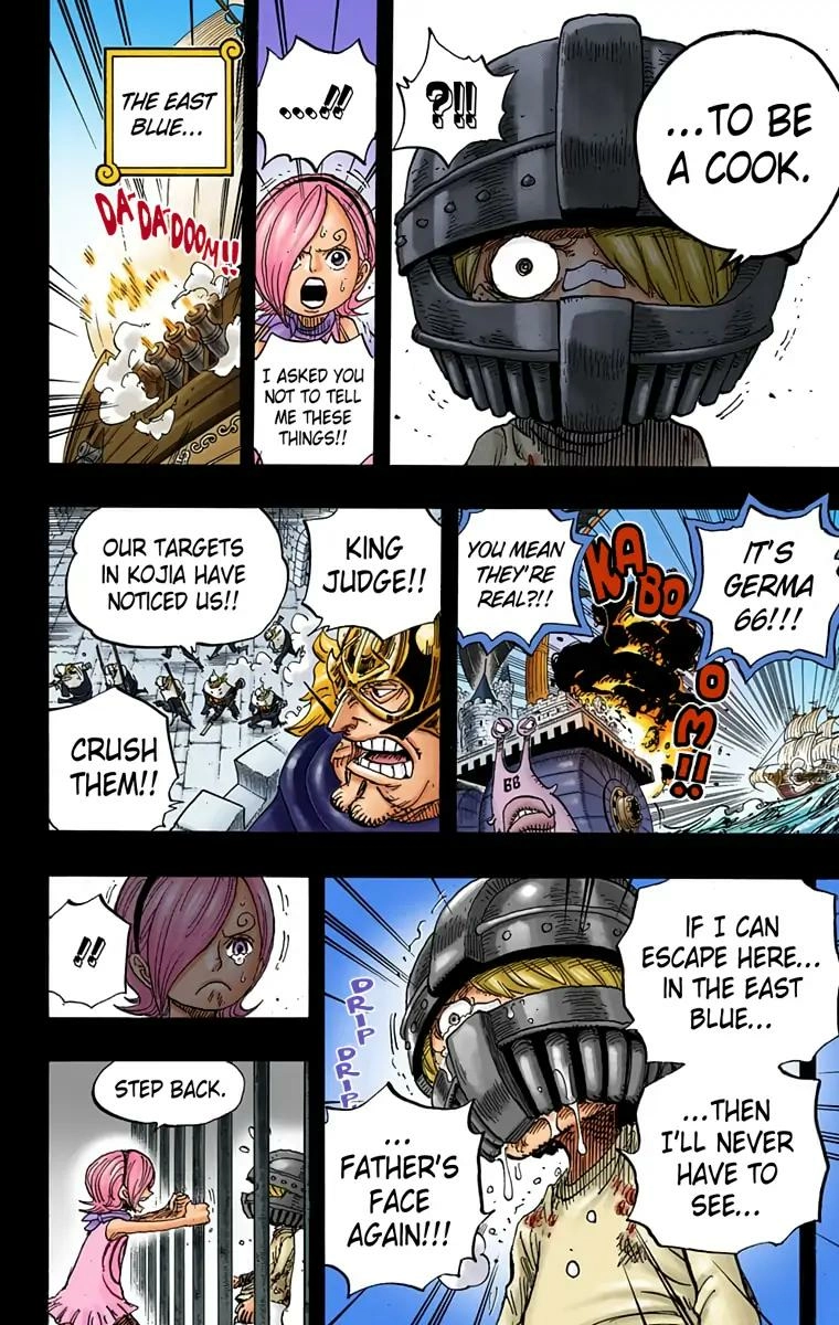 One Piece (Official Colored) Chapter 841 page 10 - 