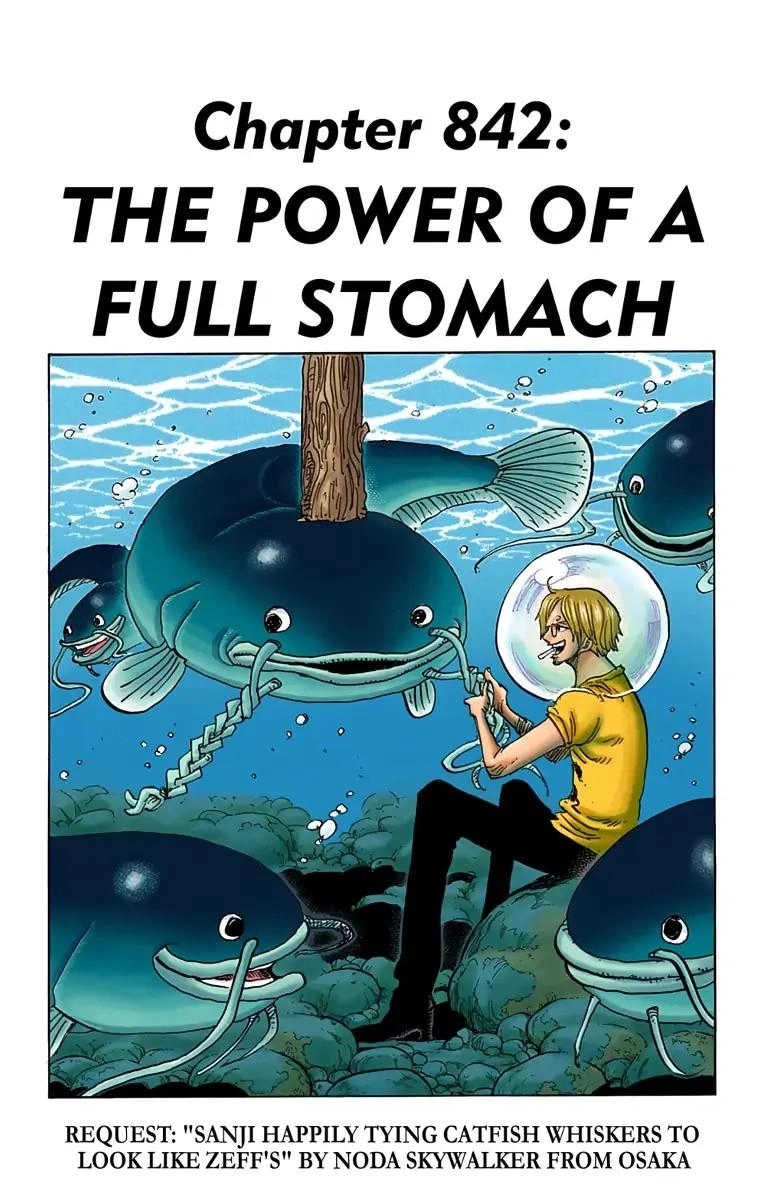 One Piece (Official Colored) Chapter 842 page 1 - 
