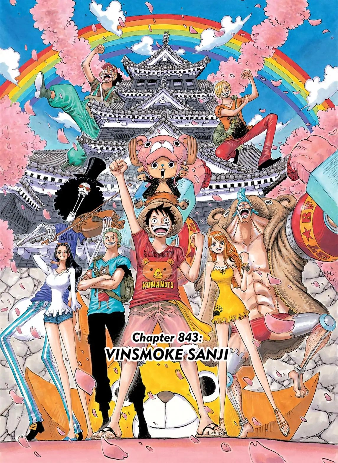 One Piece (Official Colored) Chapter 843 page 1 - 