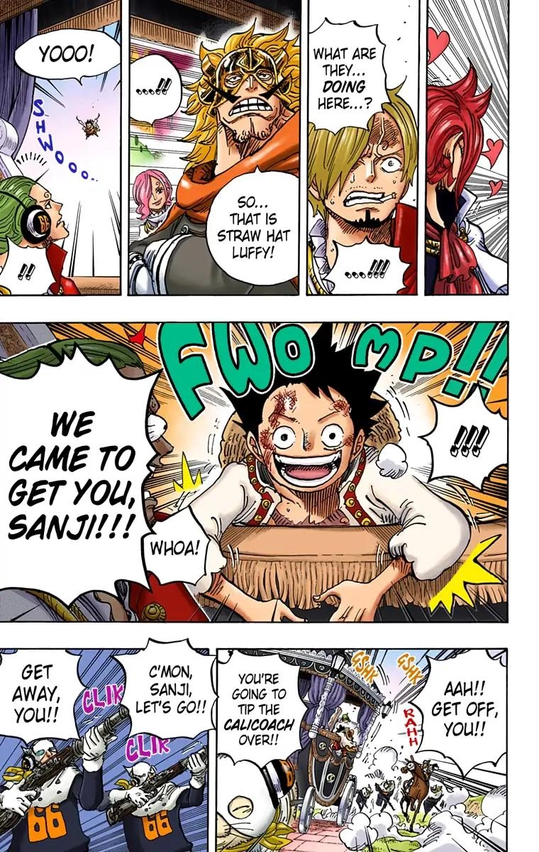 One Piece (Official Colored) Chapter 843 page 14 - 