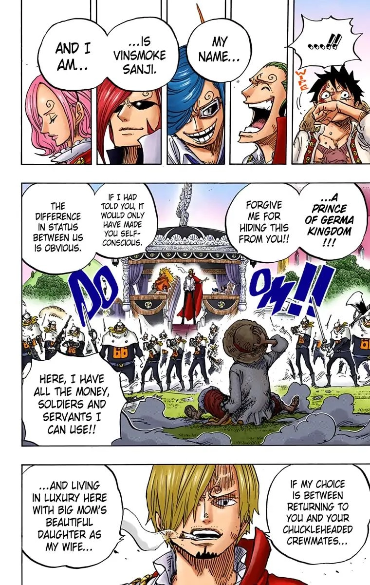 One Piece (Official Colored) Chapter 843 page 17 - 
