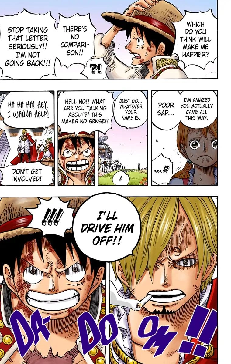 One Piece (Official Colored) Chapter 843 page 18 - 