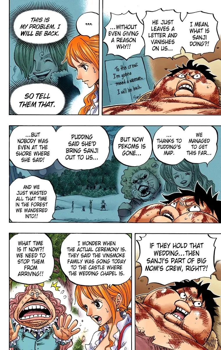 One Piece (Official Colored) Chapter 843 page 9 - 
