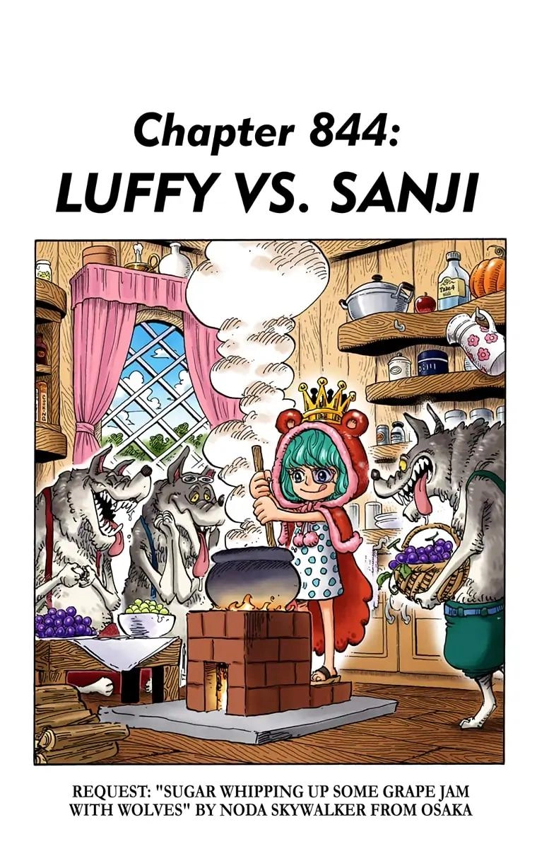 One Piece (Official Colored) Chapter 844 page 1 - 