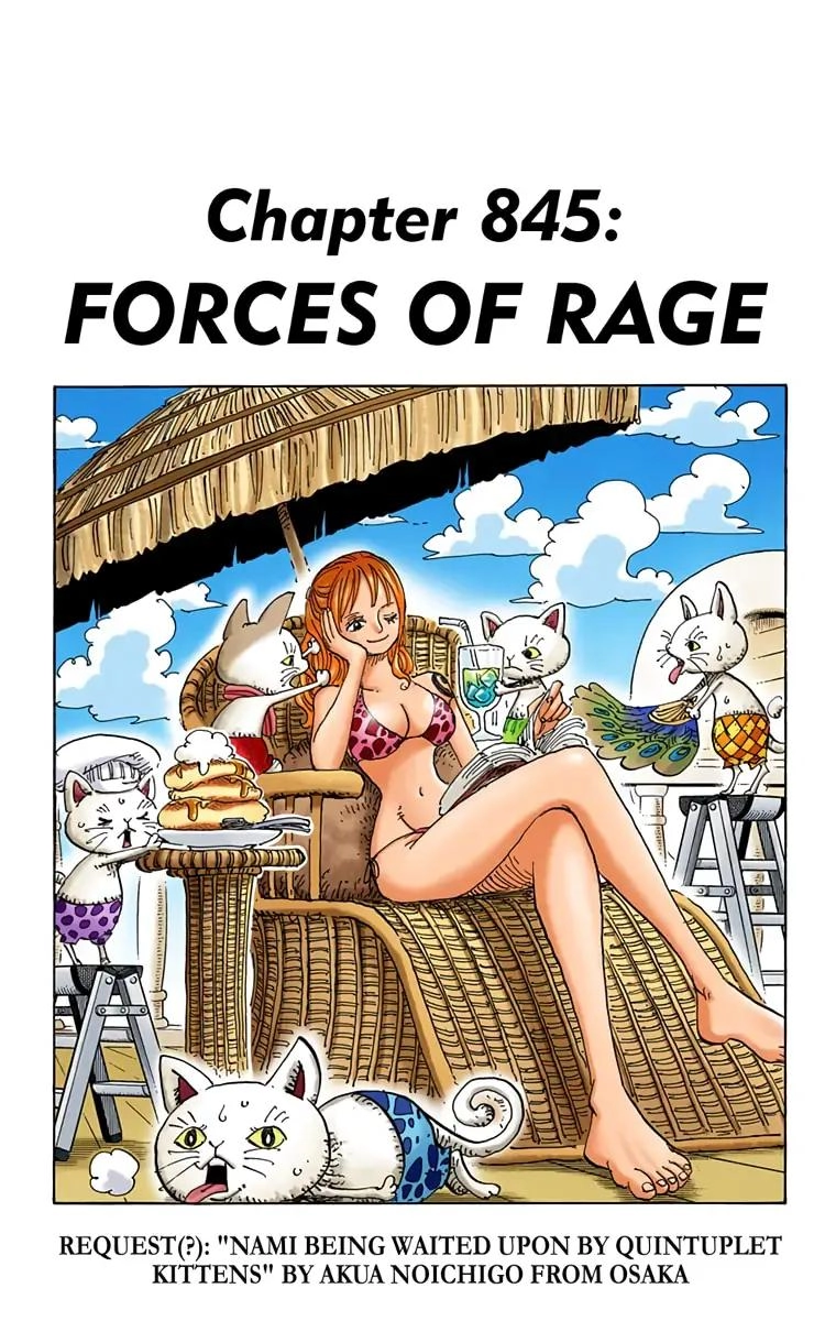 One Piece (Official Colored) Chapter 845 page 1 - 