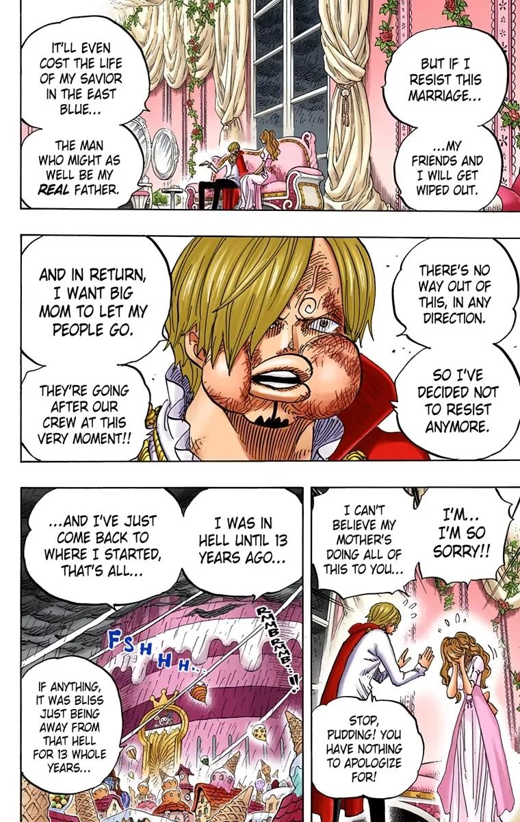 One Piece (Official Colored) Chapter 845 page 13 - 