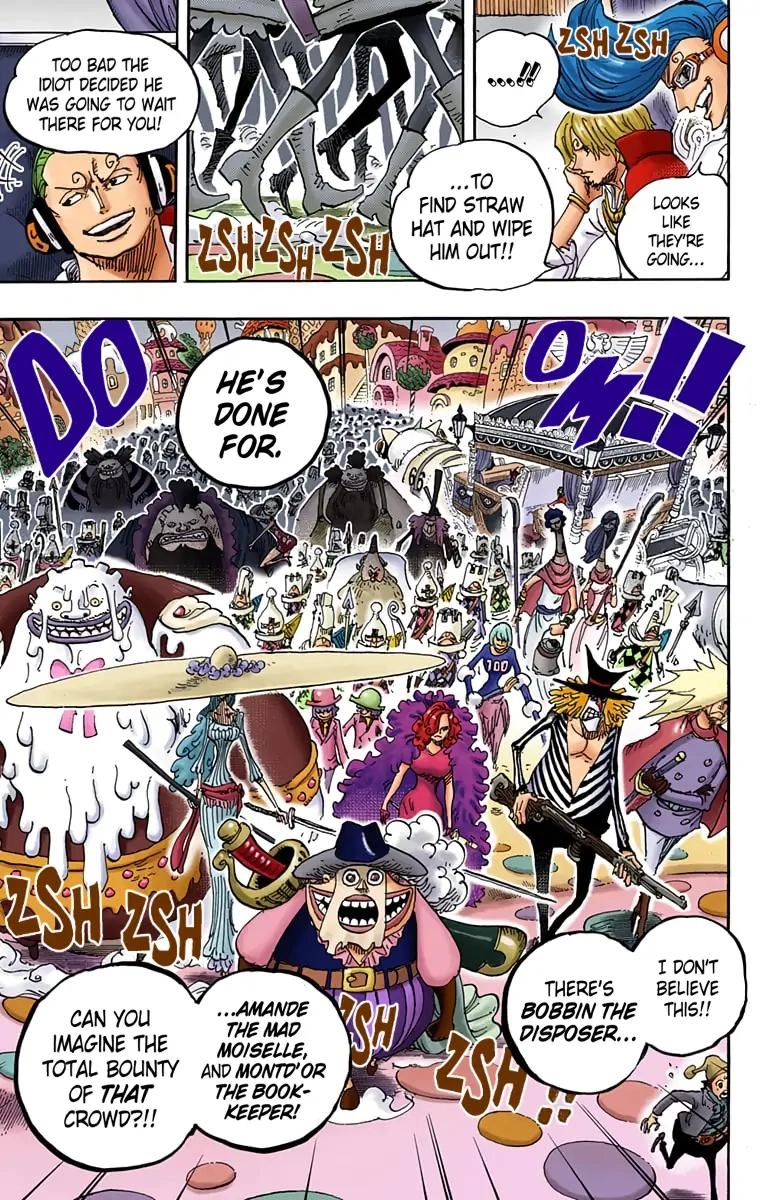 One Piece (Official Colored) Chapter 845 page 5 - 