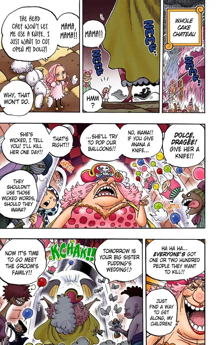 One Piece (Official Colored) Chapter 845 page 7 - 