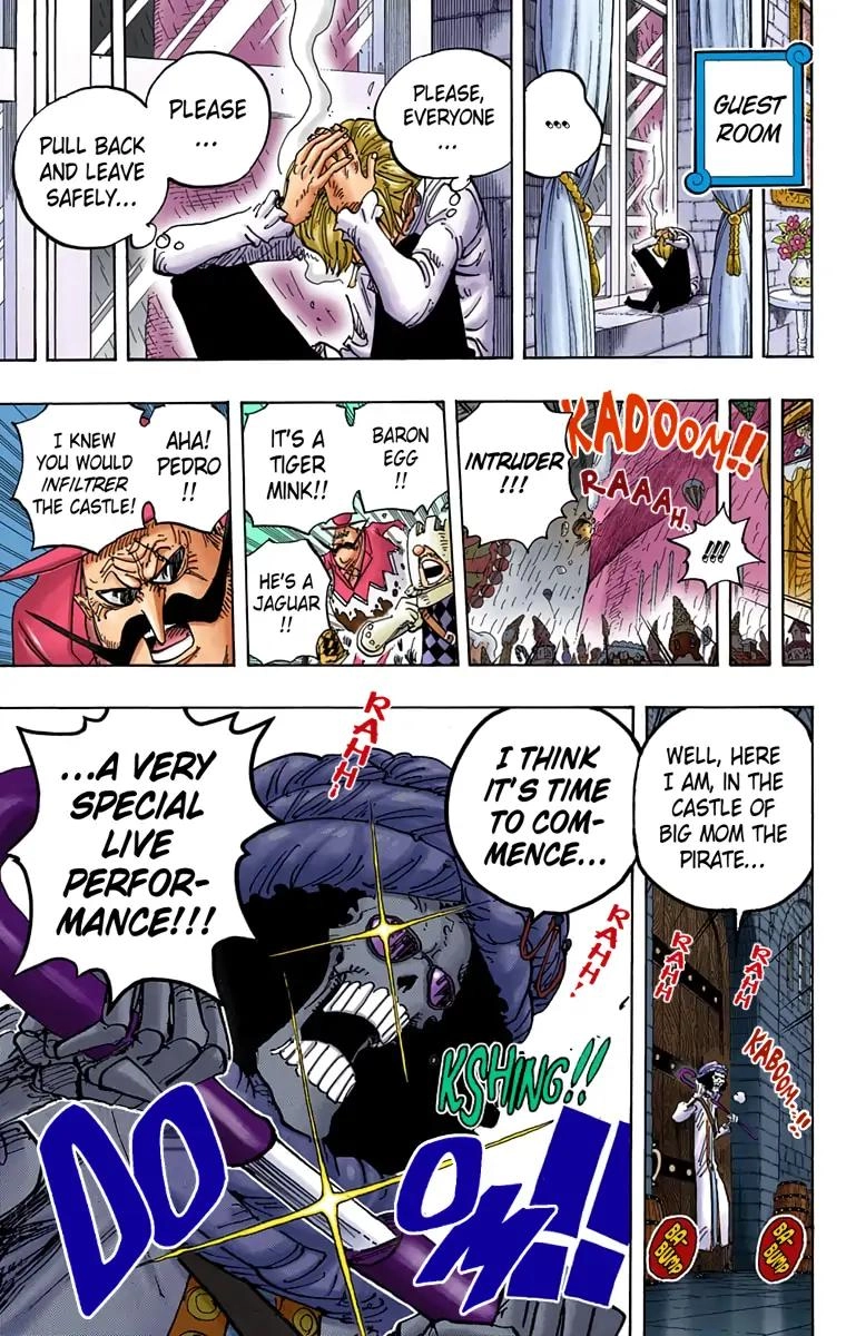 One Piece (Official Colored) Chapter 847 page 17 - 