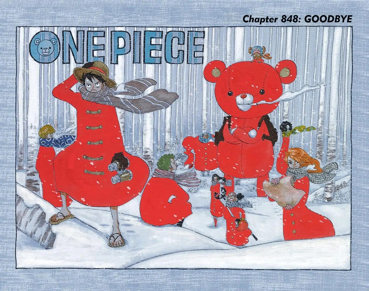One Piece (Official Colored) Chapter 848 page 1 - 