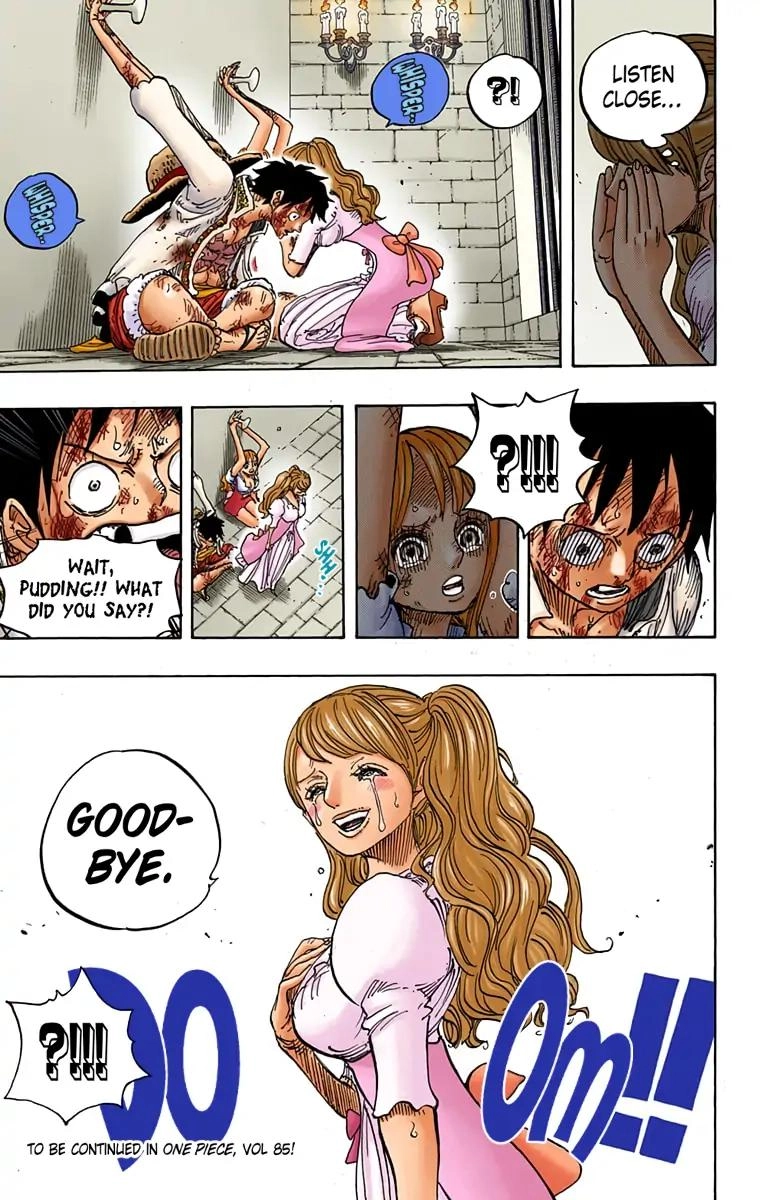 One Piece (Official Colored) Chapter 848 page 18 - 