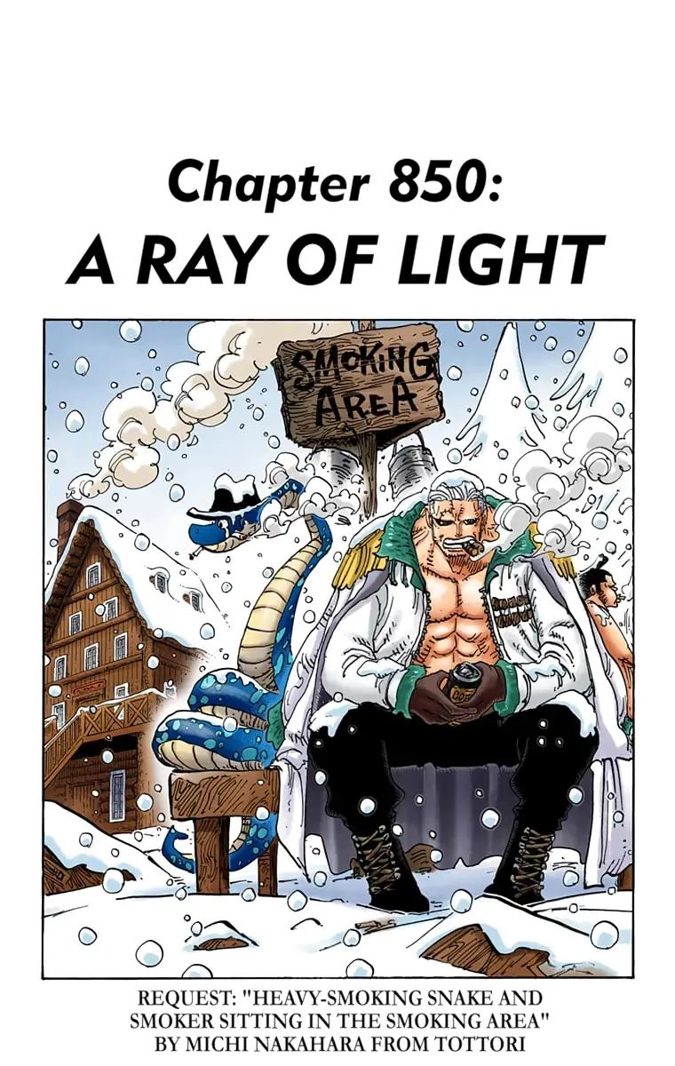 One Piece (Official Colored) Chapter 850 page 1 - 