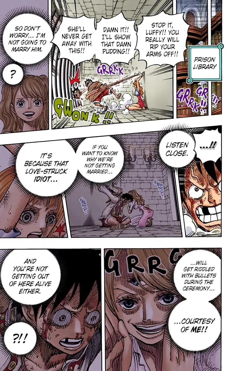 One Piece (Official Colored) Chapter 850 page 15 - 