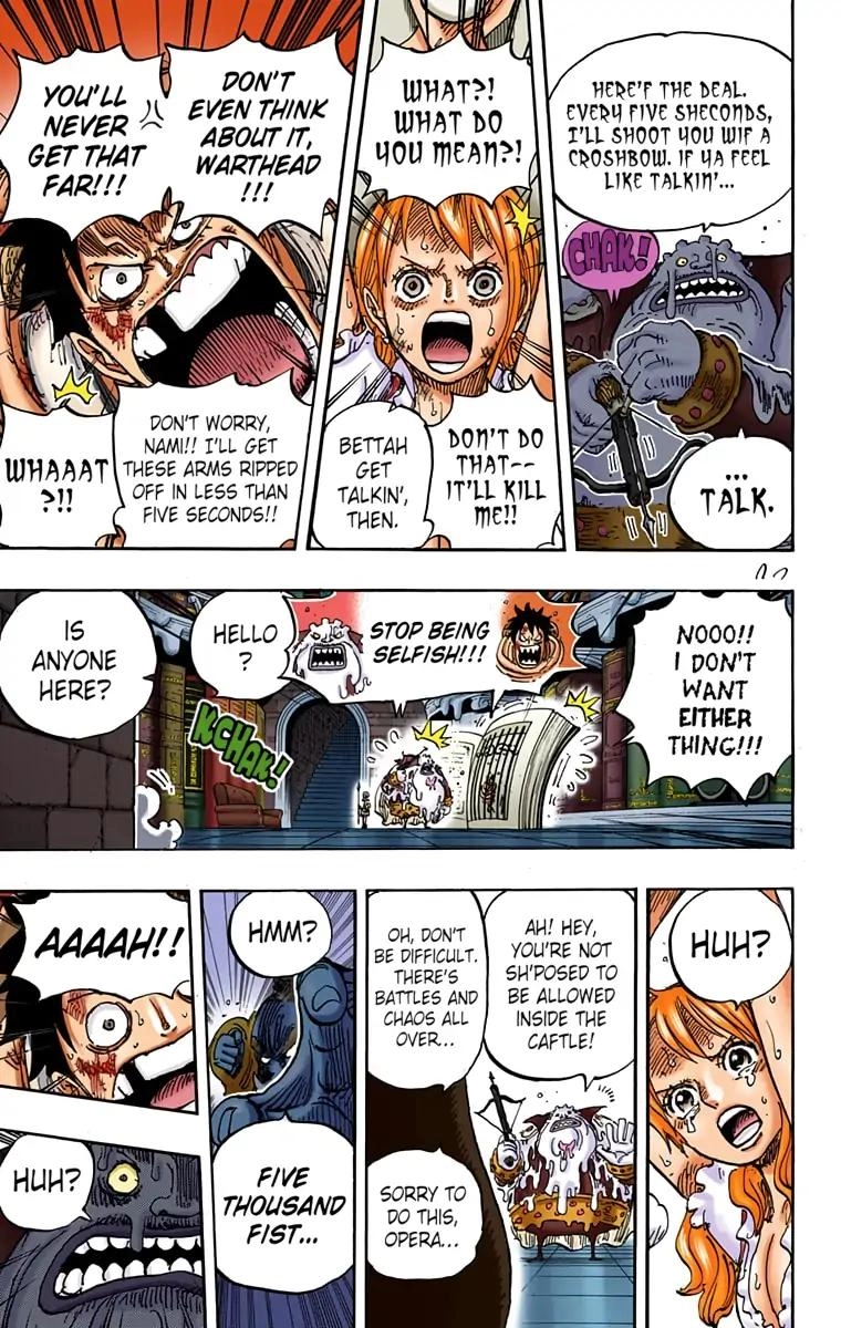 One Piece (Official Colored) Chapter 851 page 14 - 