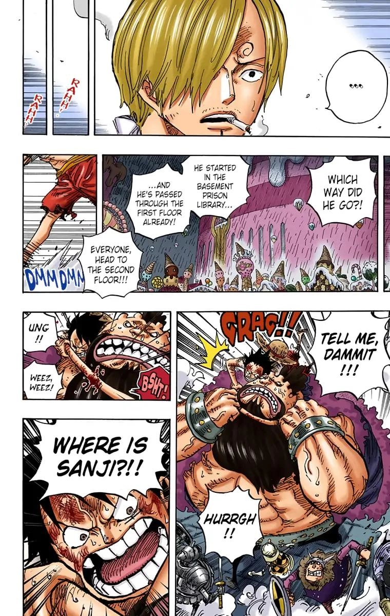 One Piece (Official Colored) Chapter 852 page 14 - 
