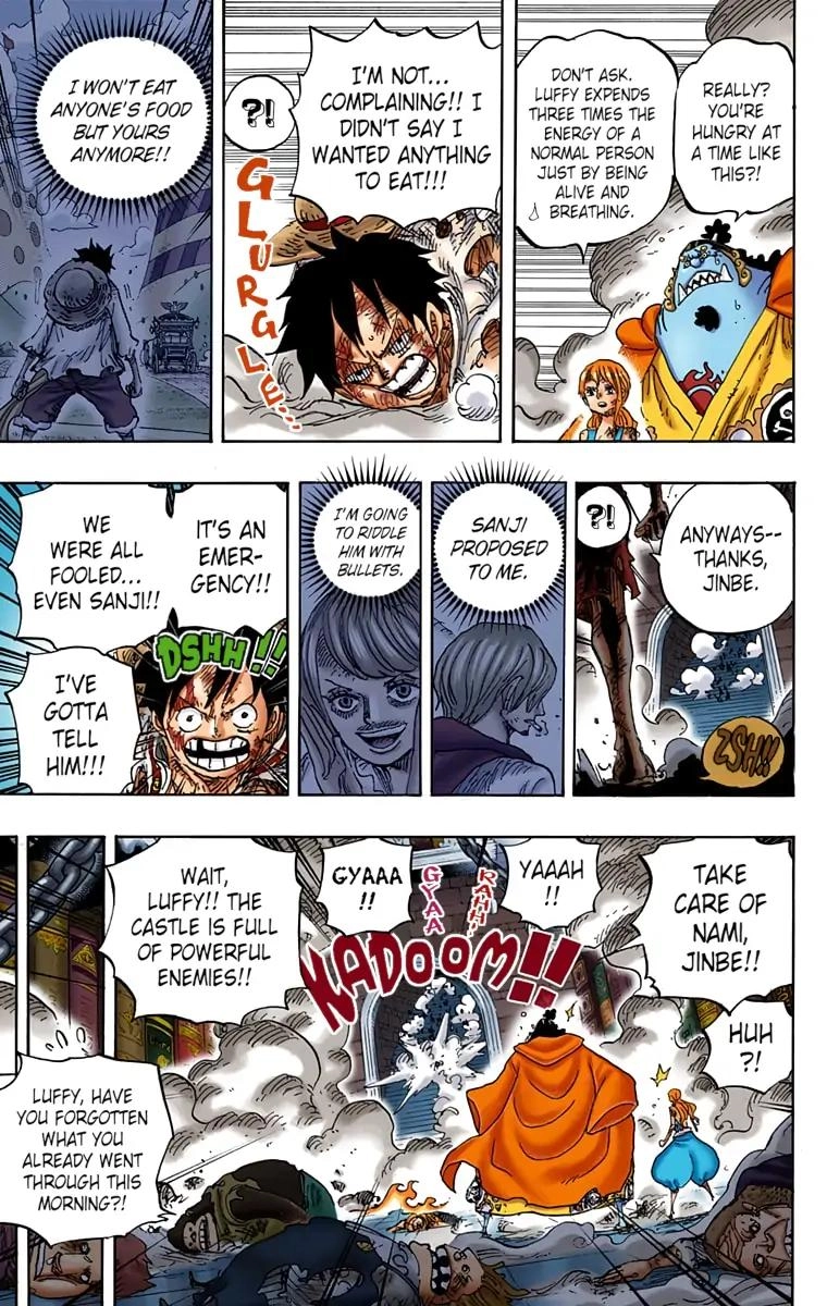 One Piece (Official Colored) Chapter 852 page 7 - 