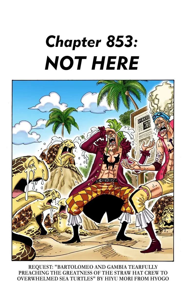 One Piece (Official Colored) Chapter 853 page 1 - 