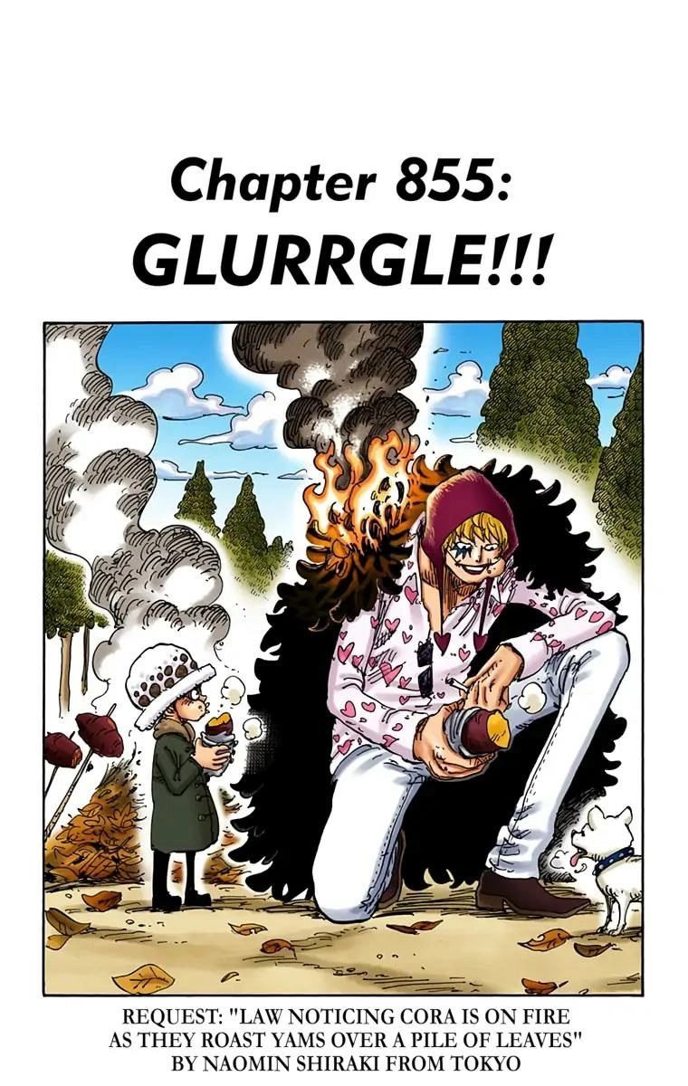 One Piece (Official Colored) Chapter 855 page 1 - 