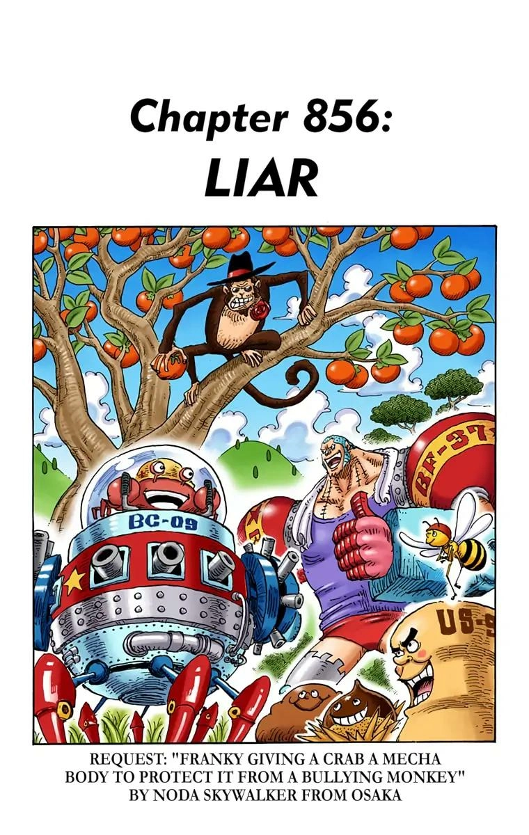 One Piece (Official Colored) Chapter 856 page 1 - 