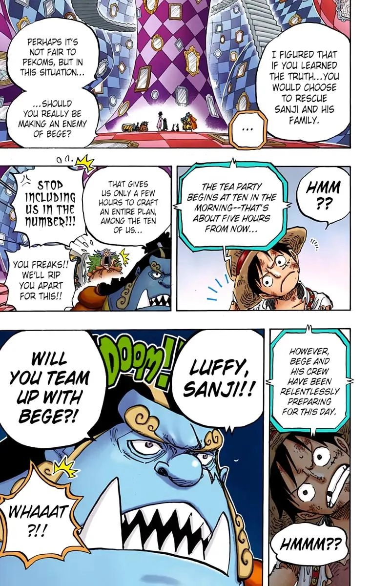 One Piece (Official Colored) Chapter 857 page 15 - 