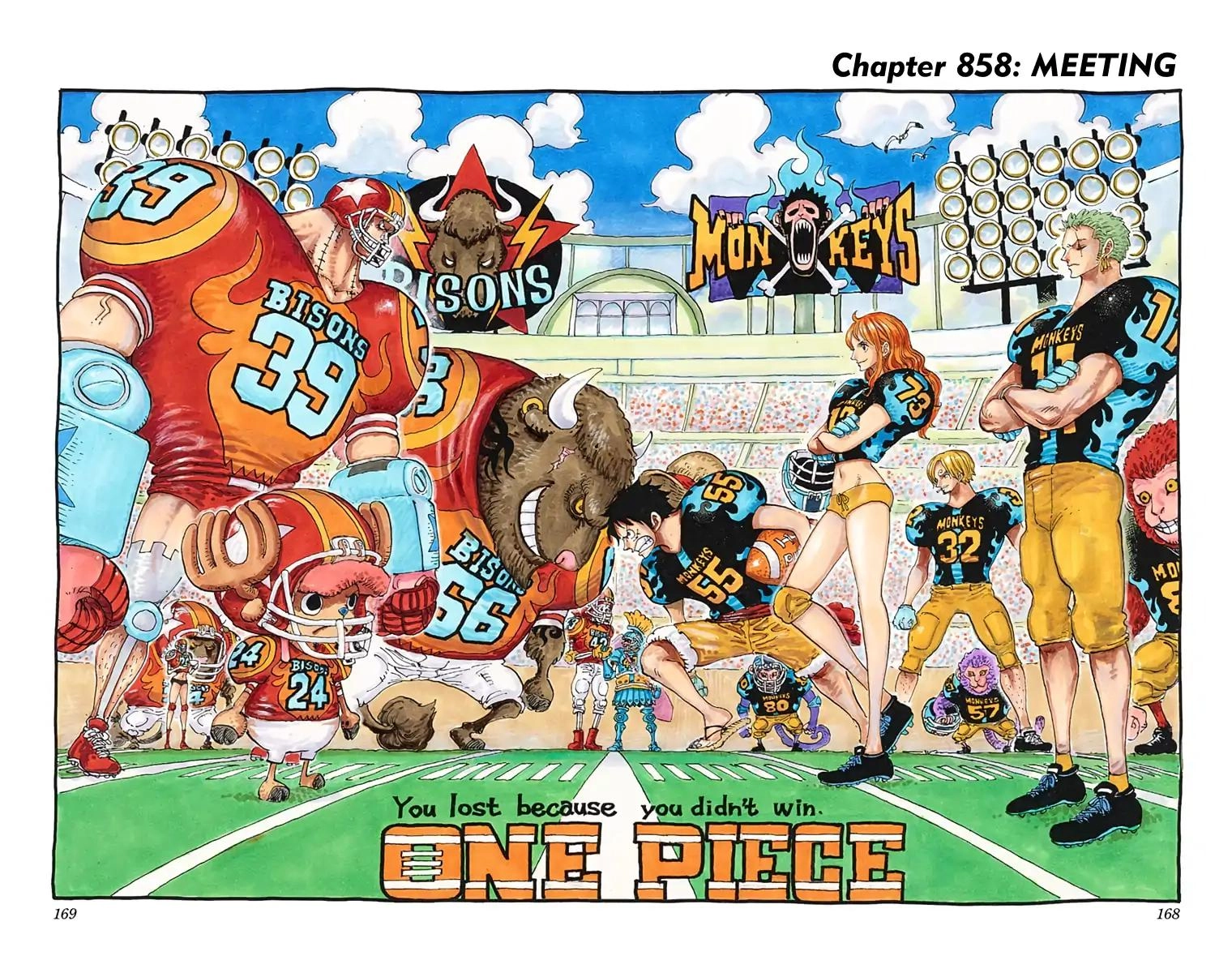 One Piece (Official Colored) Chapter 858 page 1 - 