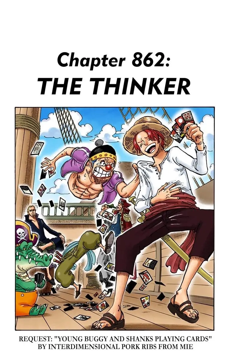 One Piece (Official Colored) Chapter 862 page 1 - 
