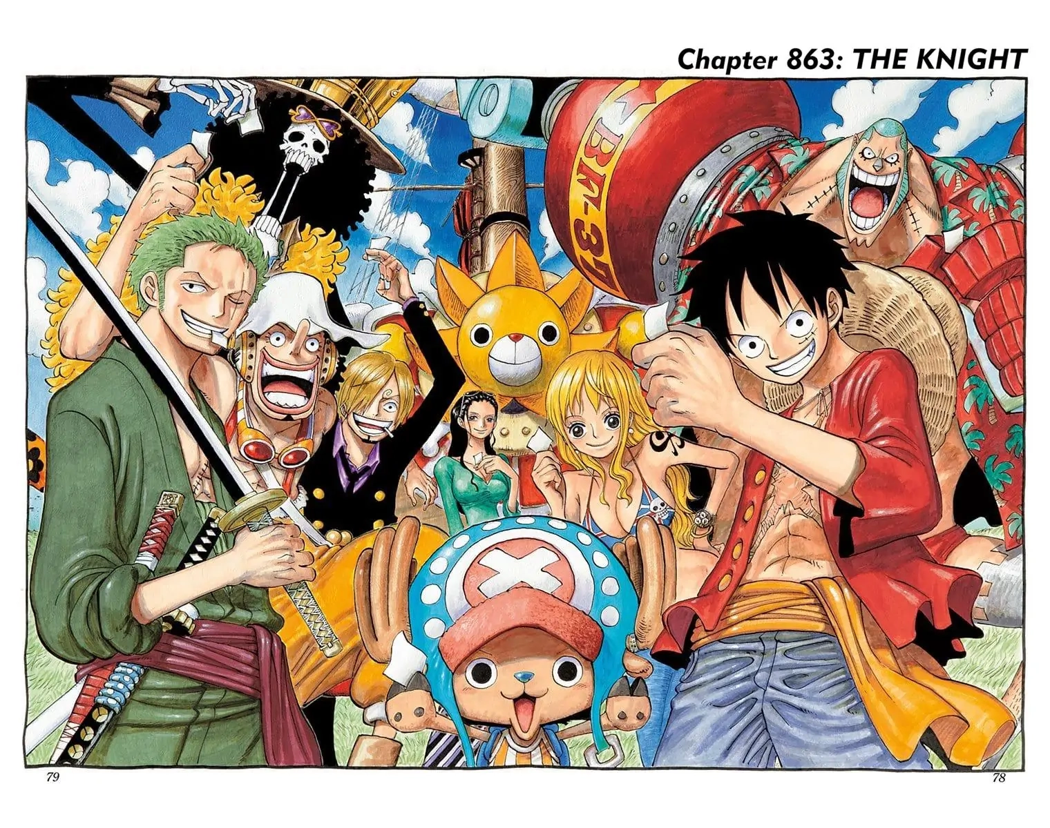 One Piece (Official Colored) Chapter 863 page 1 - 