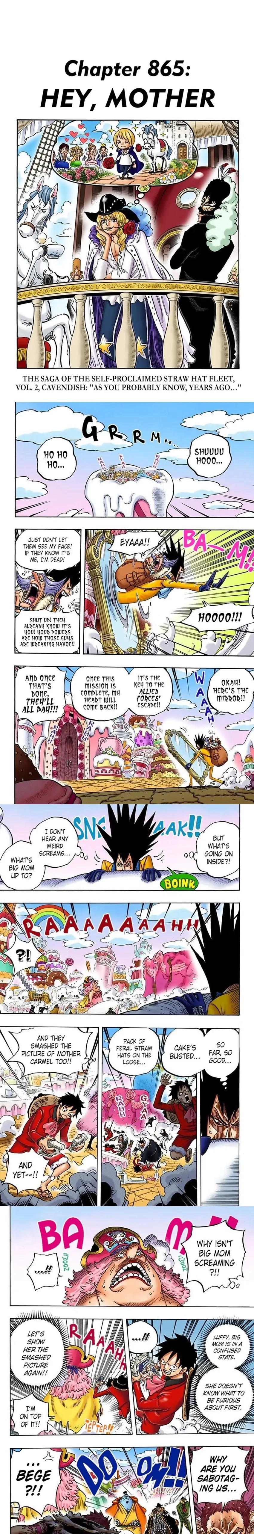 One Piece (Official Colored) Chapter 865 page 1 - 