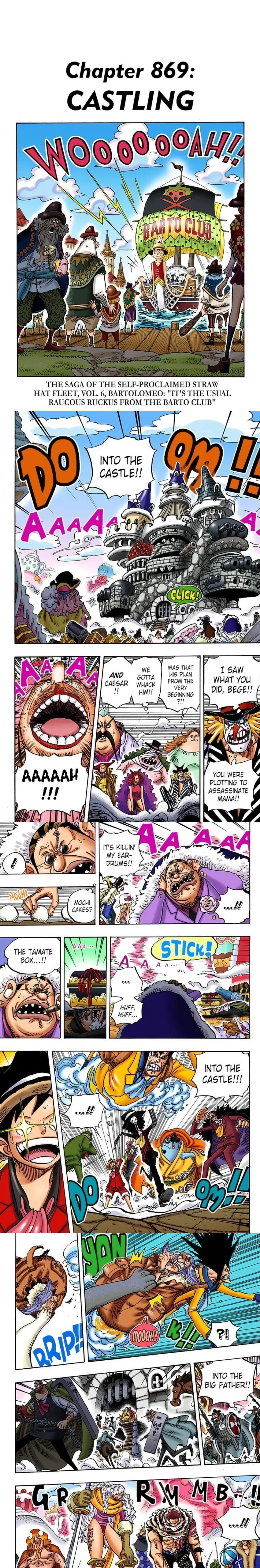 One Piece (Official Colored) Chapter 869 page 1 - 