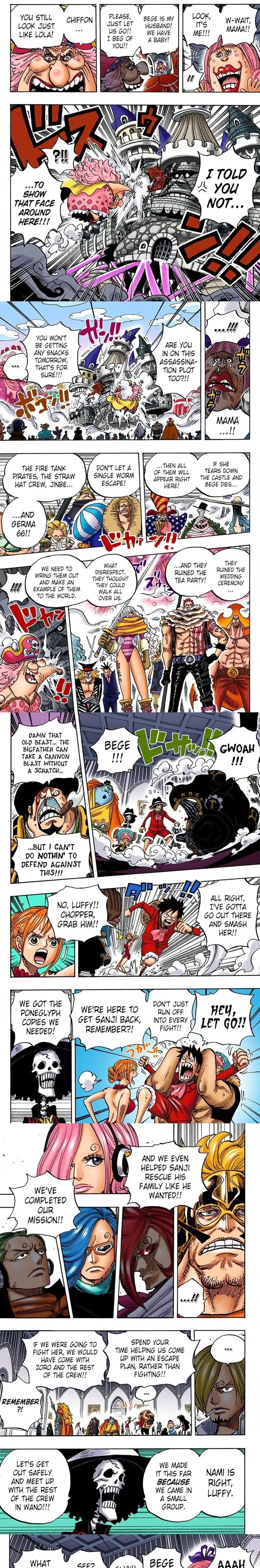 One Piece (Official Colored) Chapter 870 page 3 - 