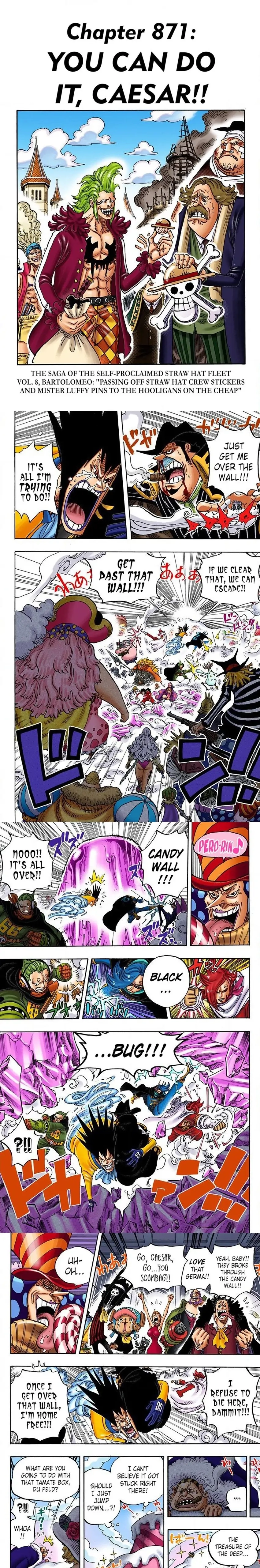 One Piece (Official Colored) Chapter 871 page 1 - 