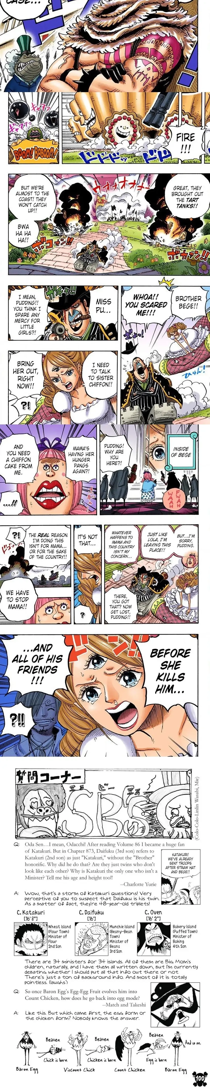 One Piece (Official Colored) Chapter 874 page 5 - 