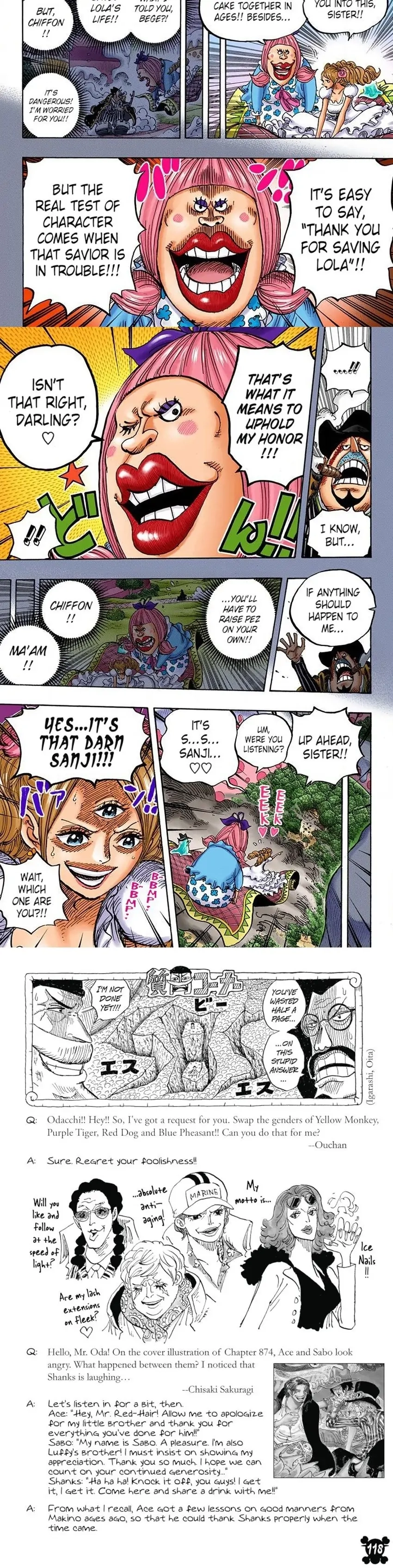 One Piece (Official Colored) Chapter 875 page 5 - 