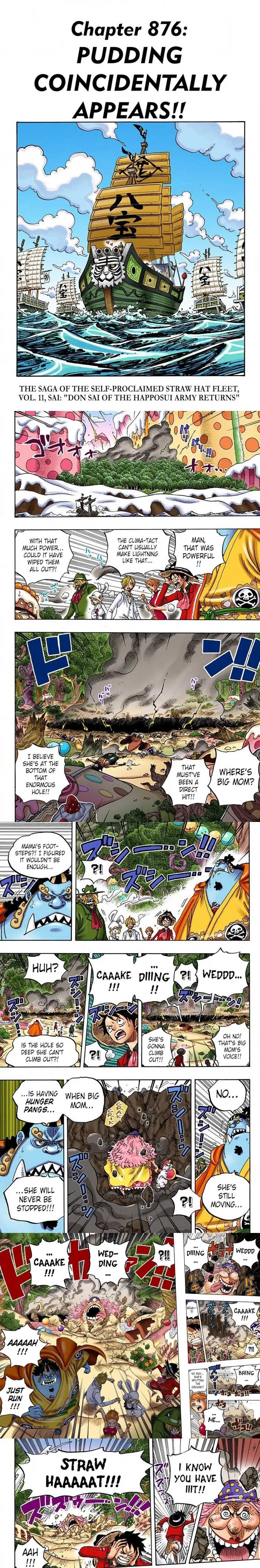One Piece (Official Colored) Chapter 876 page 1 - 