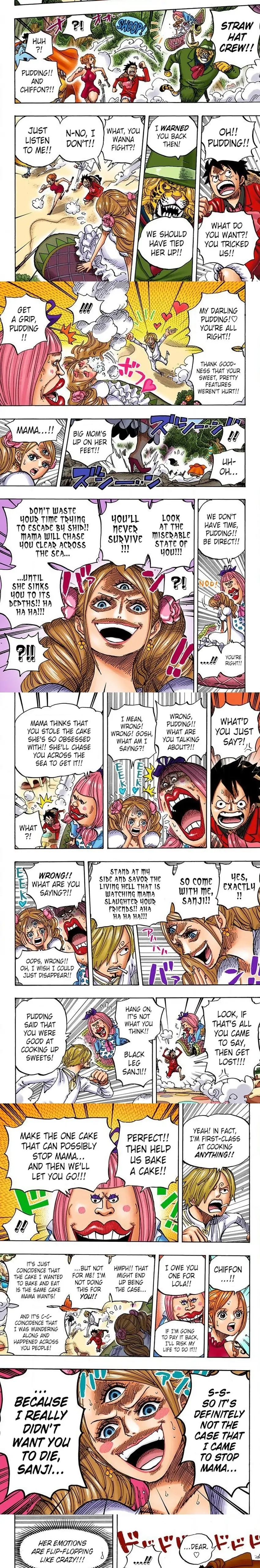 One Piece (Official Colored) Chapter 876 page 2 - 