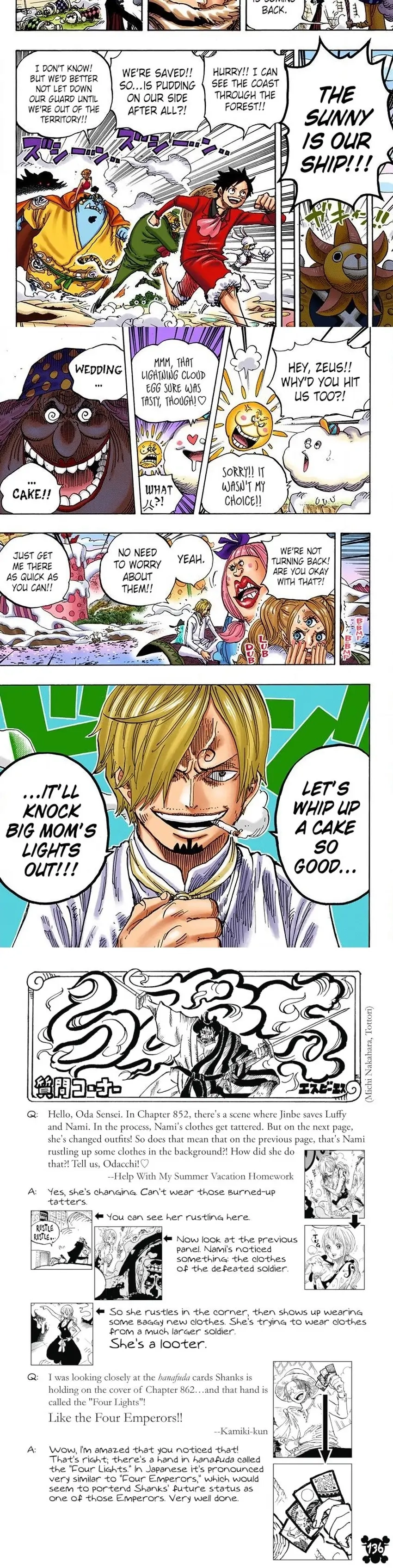 One Piece (Official Colored) Chapter 876 page 5 - 