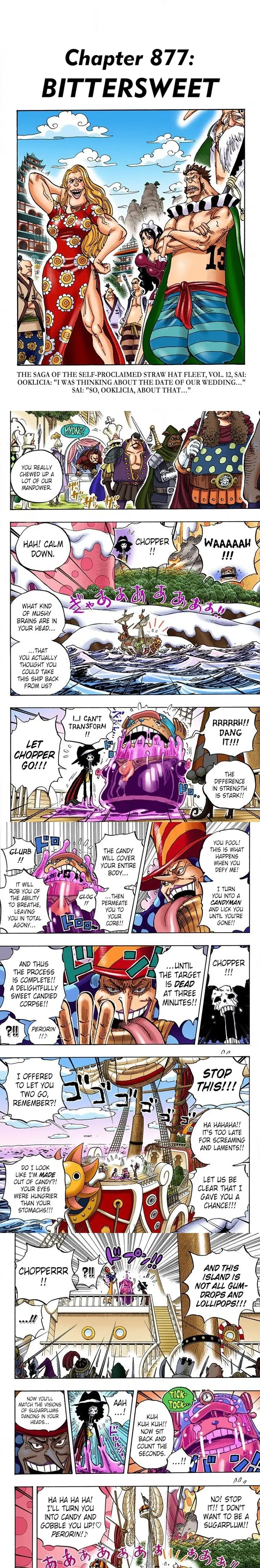 One Piece (Official Colored) Chapter 877 page 1 - 