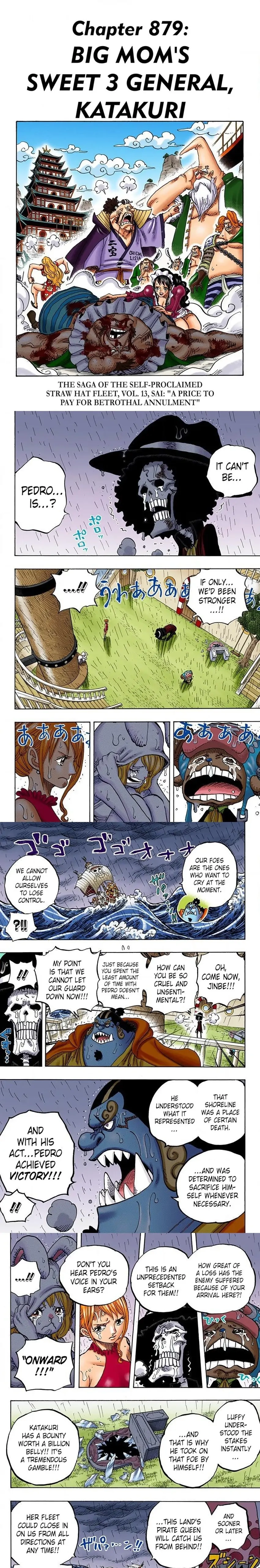 One Piece (Official Colored) Chapter 879 page 1 - 