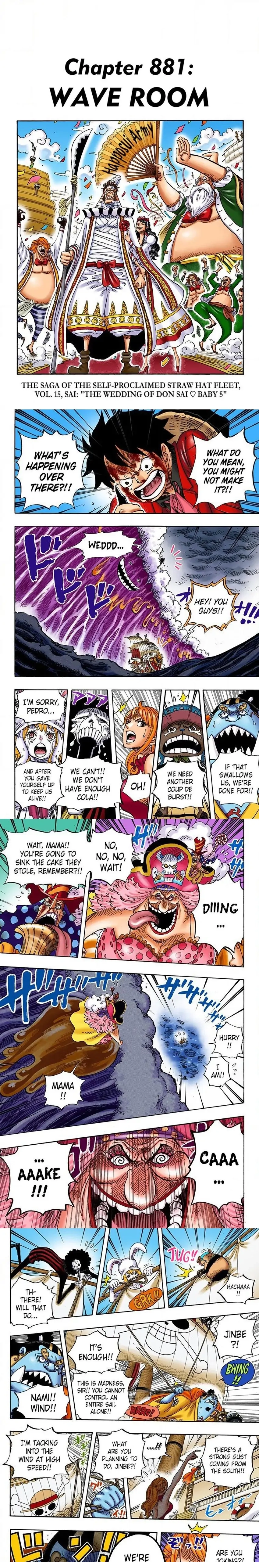 One Piece (Official Colored) Chapter 881 page 1 - 