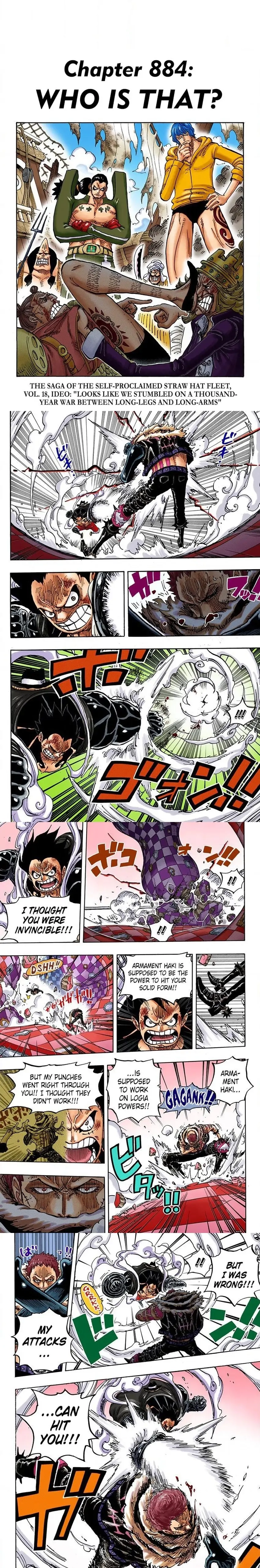 One Piece (Official Colored) Chapter 884 page 1 - 