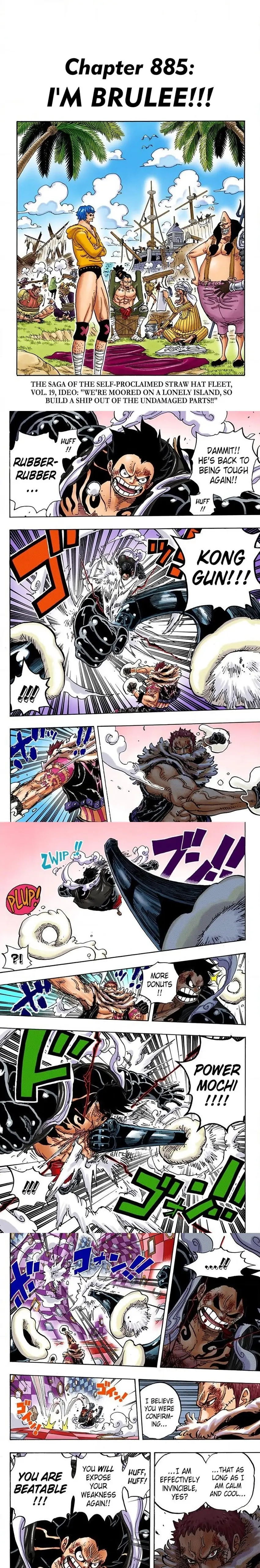 One Piece (Official Colored) Chapter 885 page 1 - 