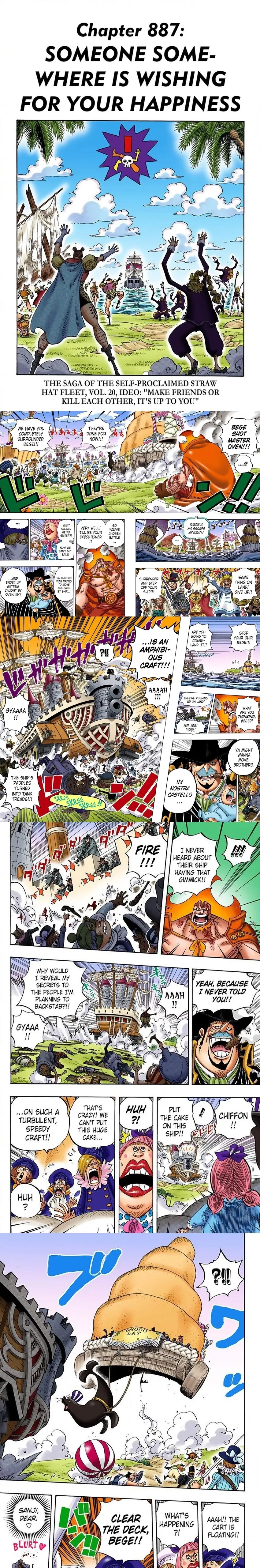 One Piece (Official Colored) Chapter 887 page 1 - 