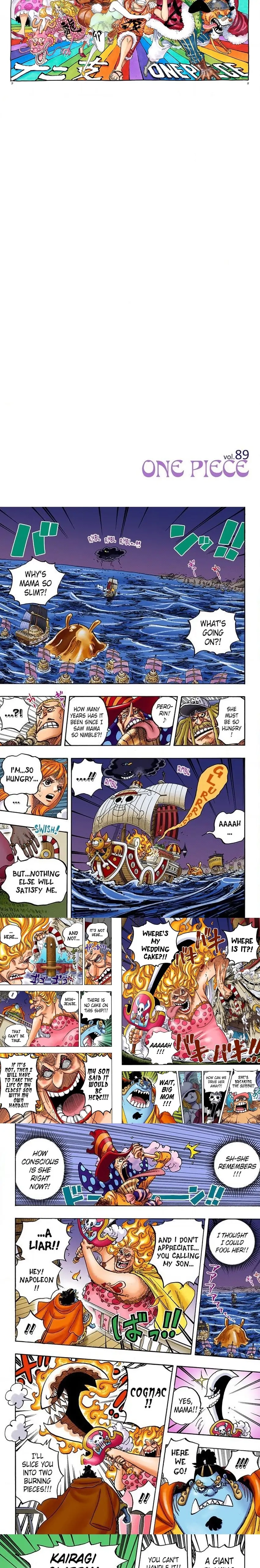 One Piece (Official Colored) Chapter 890 page 3 - 