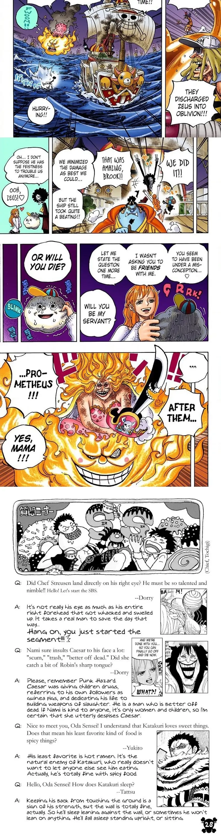 One Piece (Official Colored) Chapter 890 page 7 - 