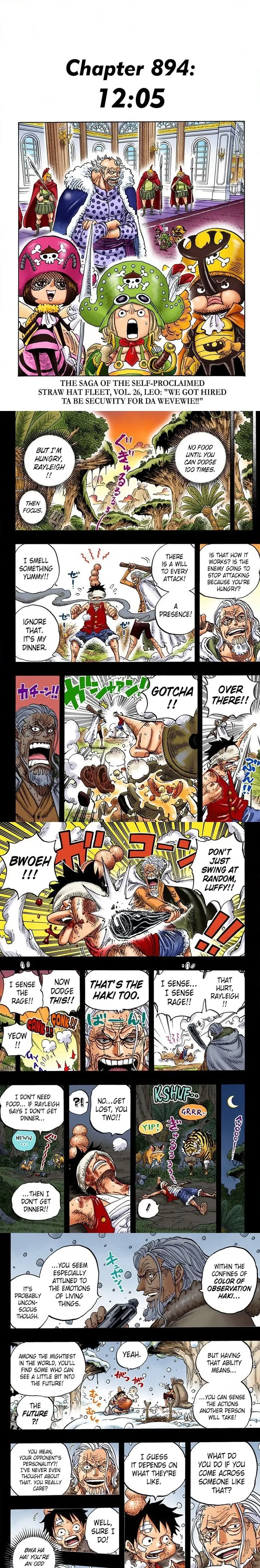 One Piece (Official Colored) Chapter 894 page 1 - 