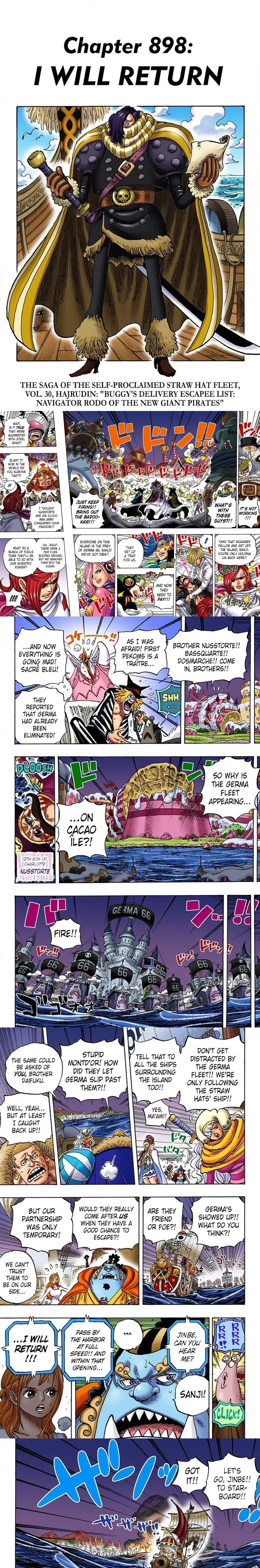One Piece (Official Colored) Chapter 898 page 1 - 