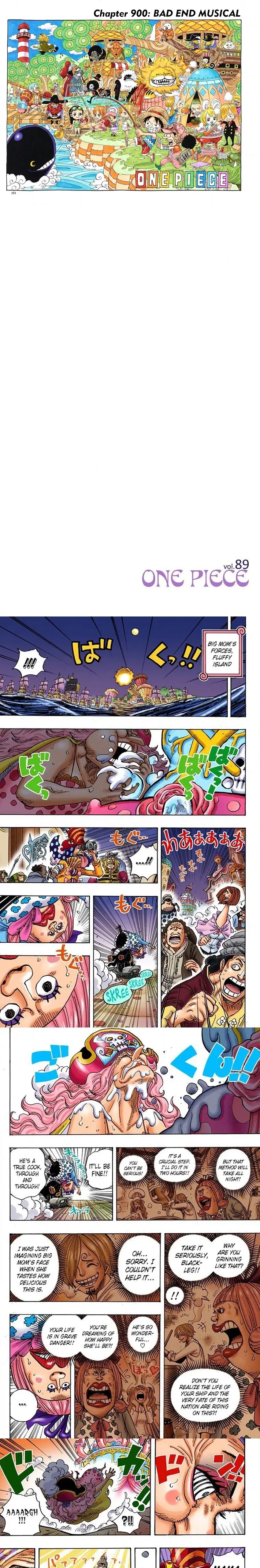 One Piece (Official Colored) Chapter 900 page 1 - 