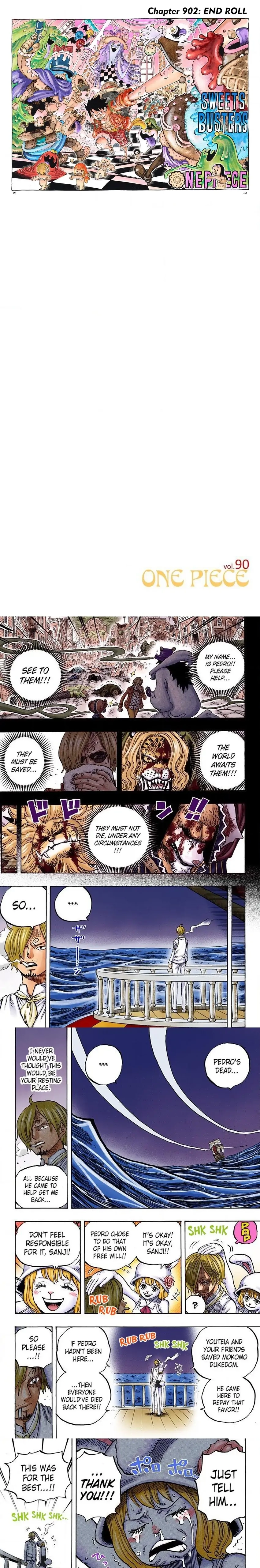 One Piece (Official Colored) Chapter 902 page 1 - 