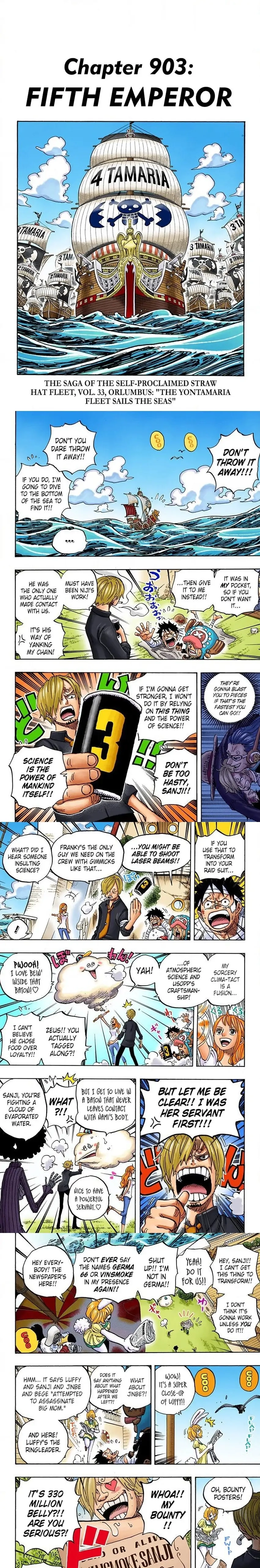 One Piece (Official Colored) Chapter 903 page 1 - 